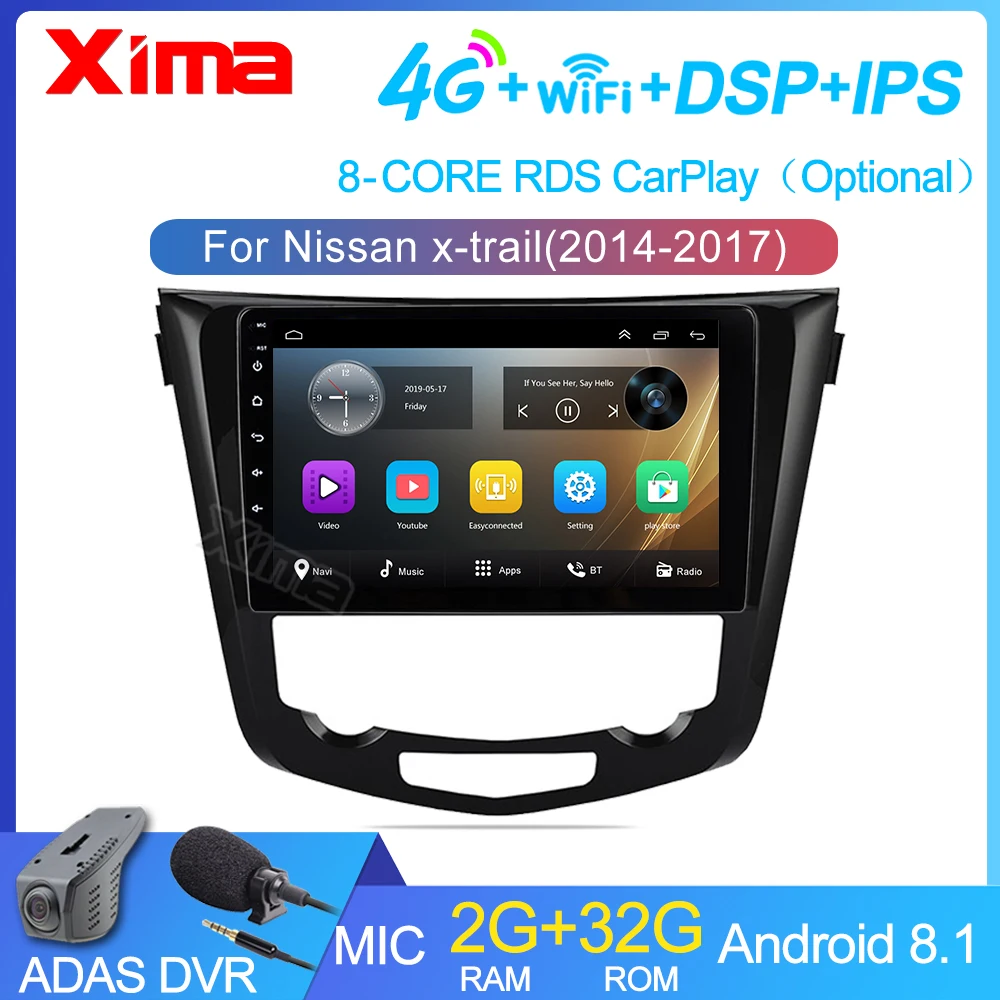 Автомобильный мультимедийный проигрыватель XIAM стерео на Android 9 0 2 Гб ОЗУ DSP 2DIN для