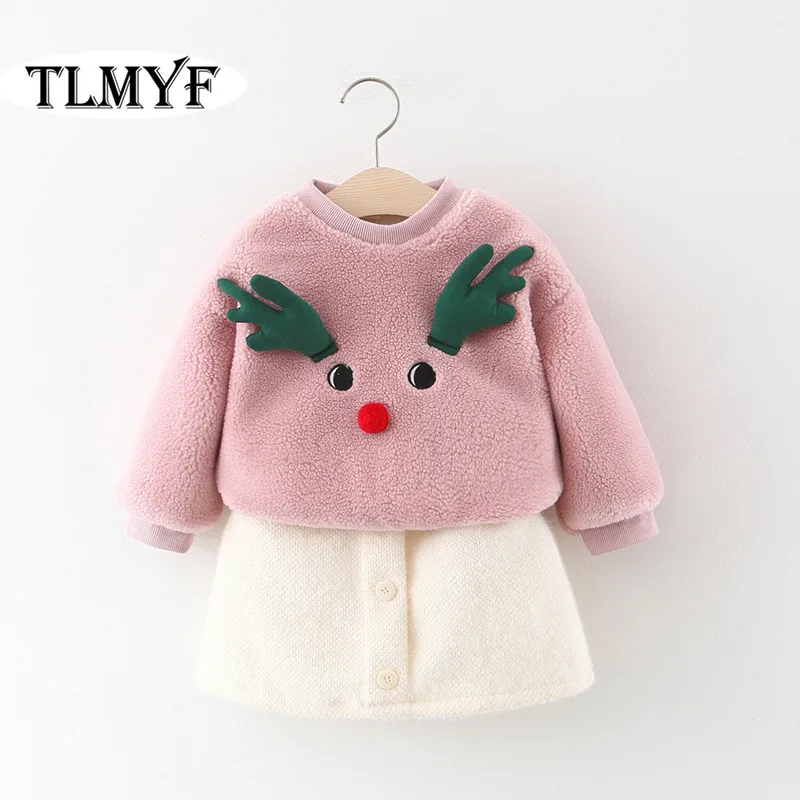 Свитер и платье детские зимние на возраст 1-3 года 2 шт./компл. 20200326-2 | Детская