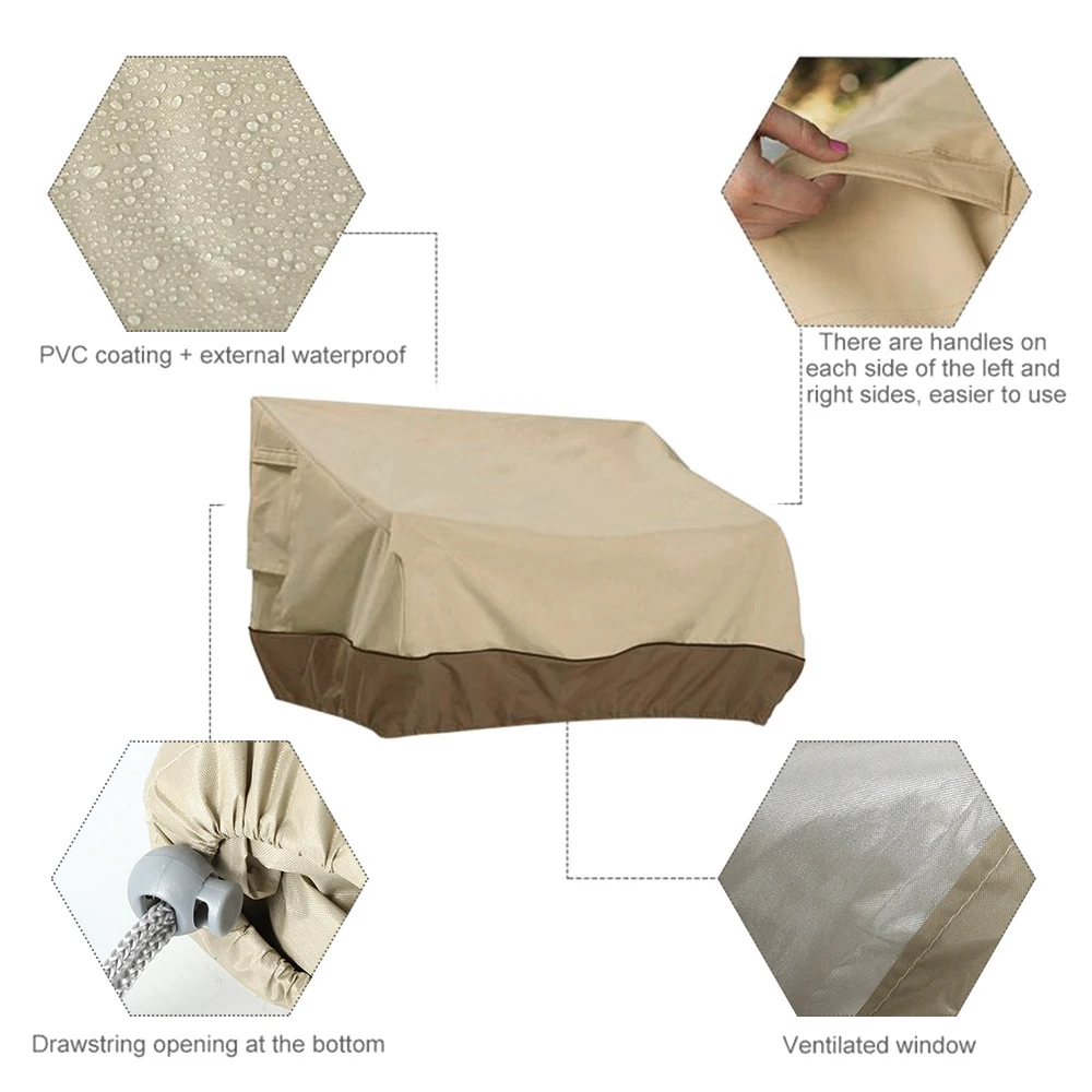 patio furniture covers waterproof outdoor chair patio cover case dust proof furniture chair sofa covers garden uv sun protector free global shipping