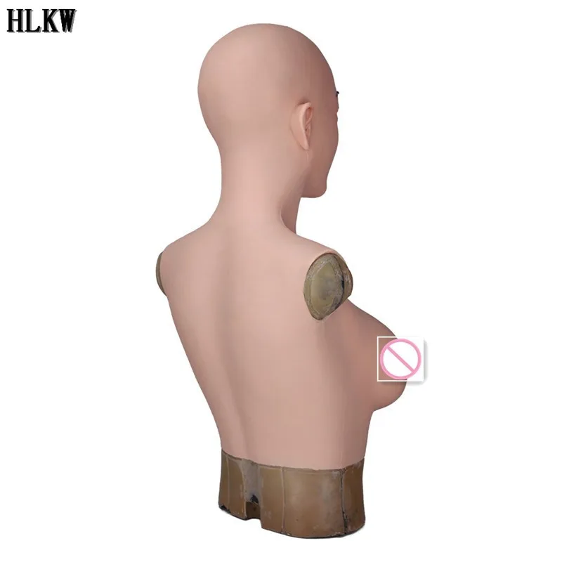 Новая искусственная силиконовая форма для груди D образной формы маска головы