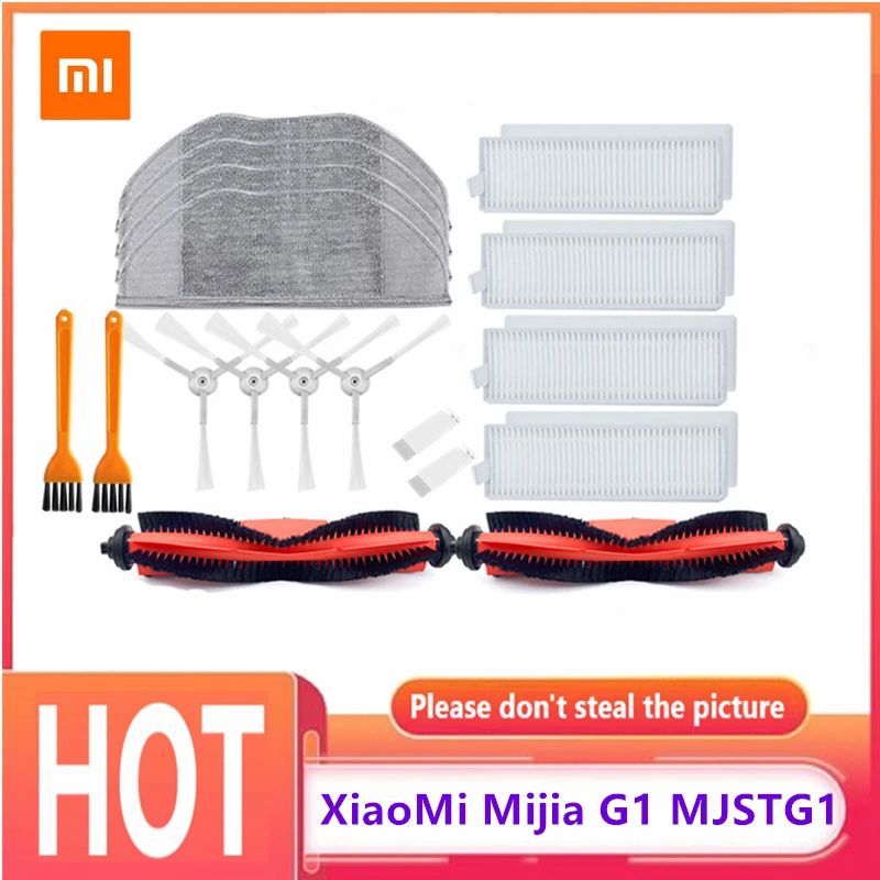 

Xiaomi Mijia Sweeping Robot G1 Rag Cleaning Cloth Rolling Brush Side Brush Haipa Filter Replaceable Accessories