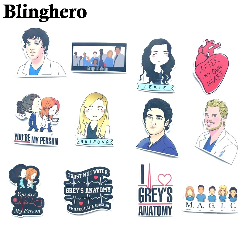 CA543 50 шт./компл. классический американский драма Анатомия страсти Стикеры для