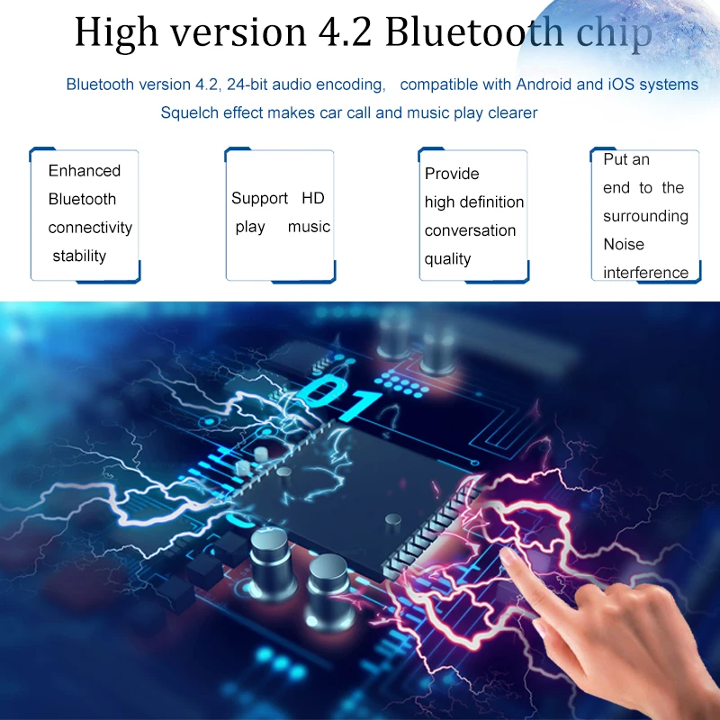 Новый Автомобильный Bluetooth 4 2 автомобильный MP3 музыкальный плеер QC3.0 Быстрая