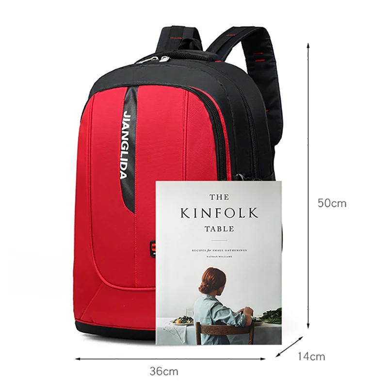 Waterproof Nylon Backpack Male Laptop Casual Travel School Students Bag Teenagers High Quality Large Capacity Backpacks Hot Sell