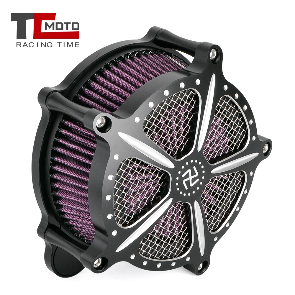 

Фильтр для мотоцикла TCMOTO алюминиевый очиститель воздуха подходит для Harley Touring Road King Road Glide 2008-2016 2009 2010 2011 2012 2013