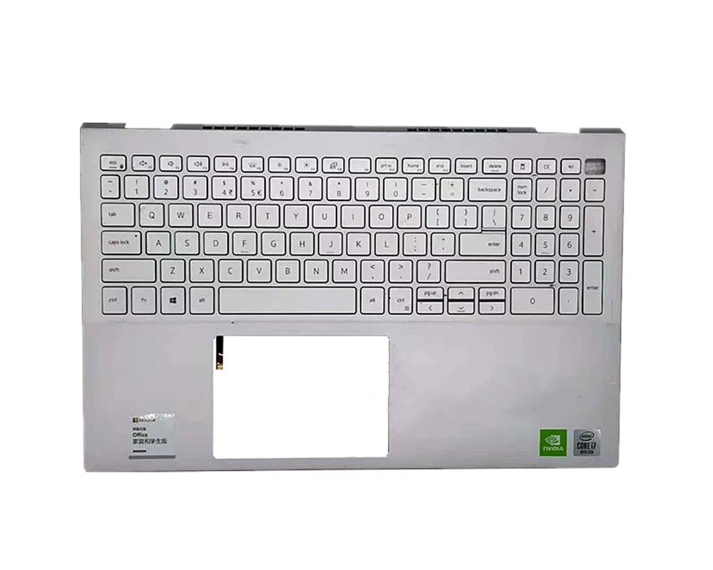 Barato Teclado Retroiluminado Para Ordenador Portátil, Cubierta Superior, Carcasa Para Dell Inspiron 15, 5000, 5501, 5502, 5504, 5505, Plata/gris/azul
