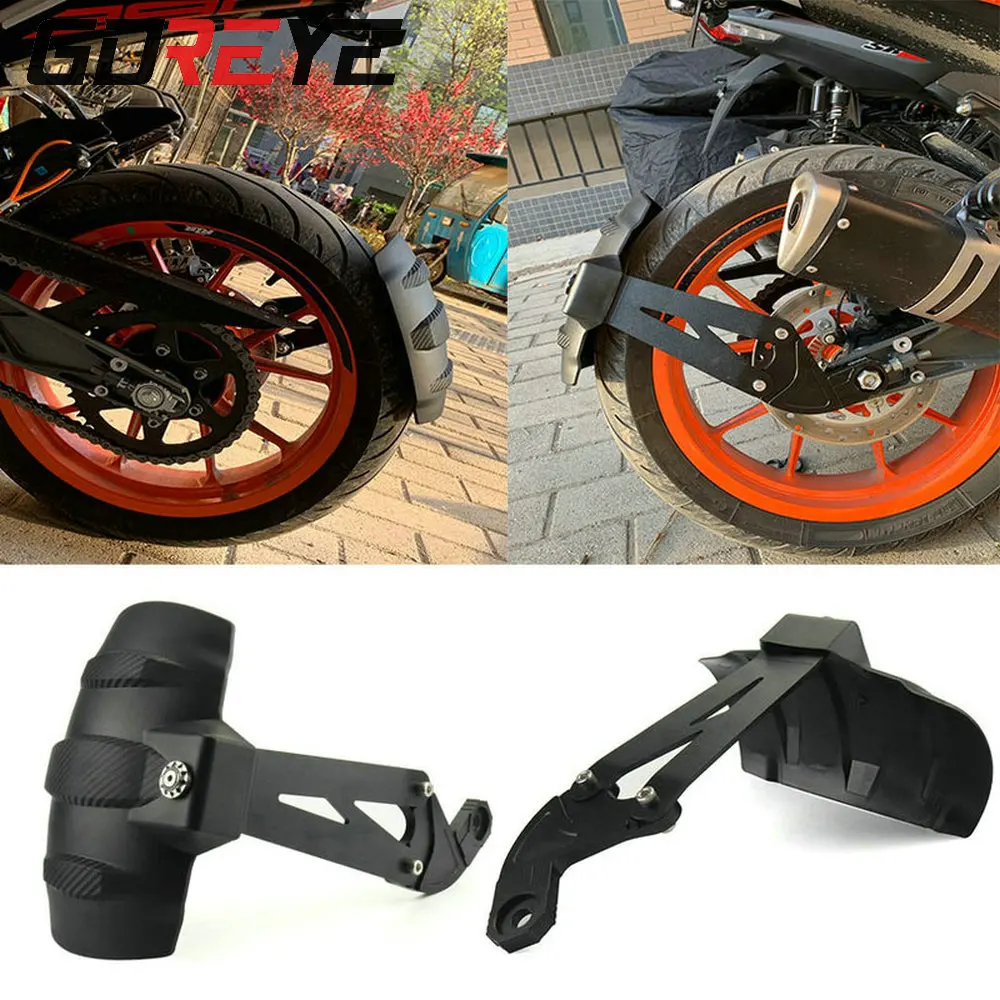 

For KTM DUKE390 DUKE250 DUKE 390 250 2013-2019 2017 2018 Motorcycle Rear Fender Mudguard Wheel Hugger Splash Guard CNC bracket