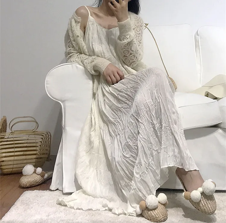 Женские шлепанцы WHITNEY WANG летняя модная пляжная обувь ручной работы с бусинами и