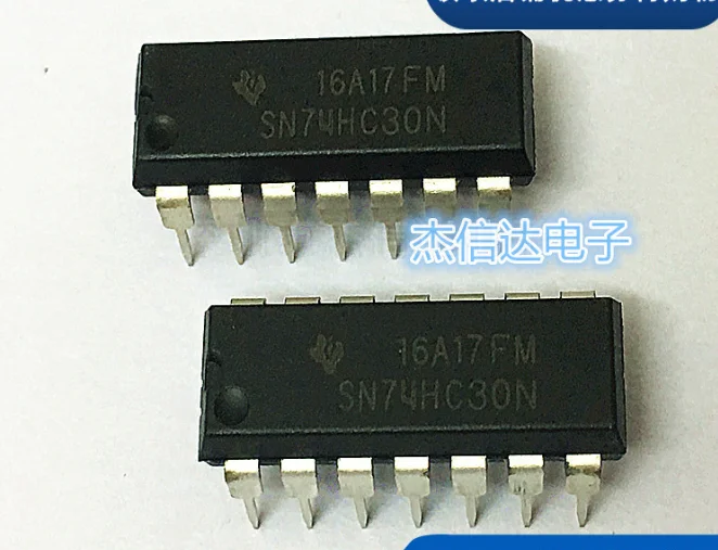 MeiMxy, 10 шт., SN74HC30N DIP14 HD74HC30P DIP-14 74HC30 DIP 74HC30N