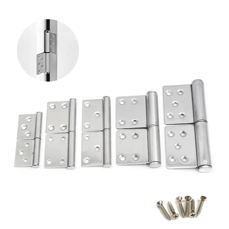 1 пара) Нержавеющая сталь Съемная петля 5-дюймовая Петля двери мебельная