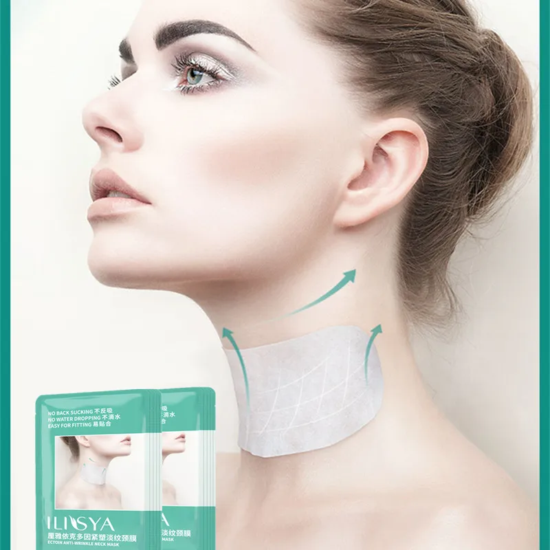 

ILISYA 1PC Ectoin Anti-wrinkle Neck Mask Collagen Neck Patch Anti-Wrinkle Anti-Aging Neck Pad Hydrating Wrinkle Removal