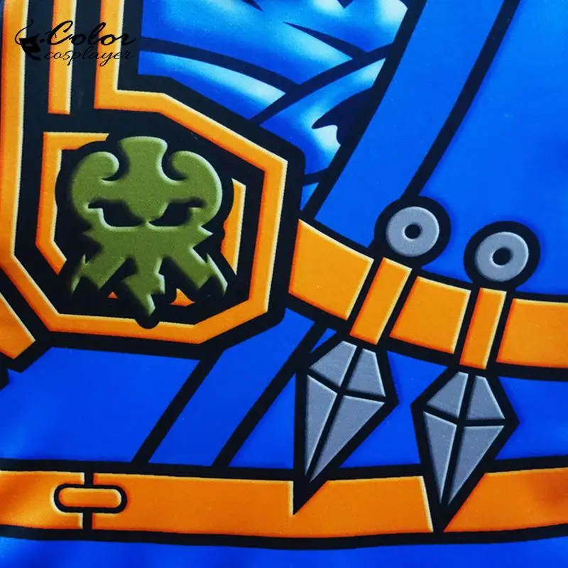 Цветные костюмы для косплея ниндзя детские яркий костюм карнавала вечерние