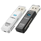 Адаптер Micro SD-карты к USB, кардридер 2 в 1, кардридер USB 3,0, кардридер, считыватель смарт-карт, картридер памяти, картридер, аксессуары для ноутбуков