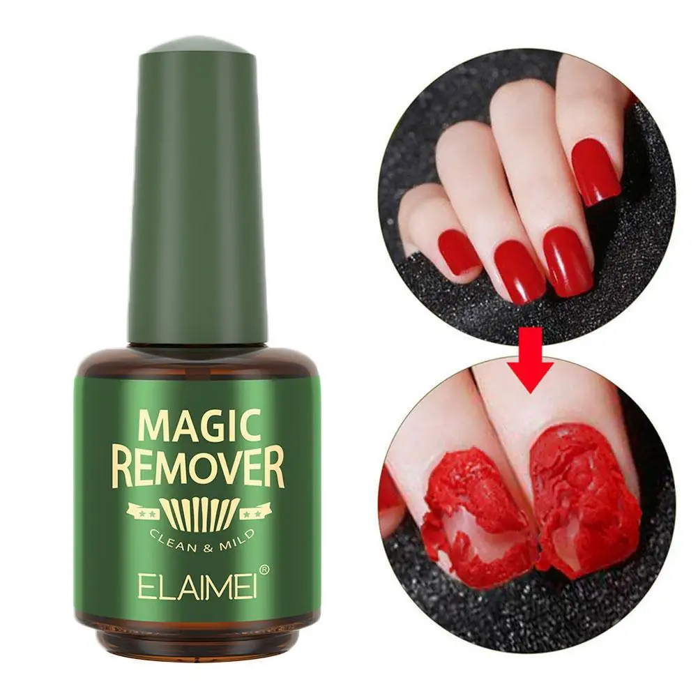 

Nail Uv Gel Polish Burst Magic Remover Gel Vloeibare Oppervlak Layer Nail Art Primer Acryl Schoon Ontvetter Soak Off Remover lak
