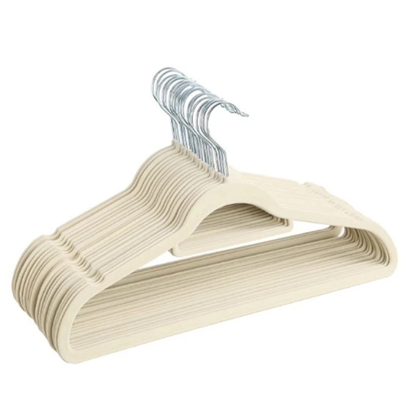 

20 шт./упаковка, Нескользящие вешалки для одежды, 42 см