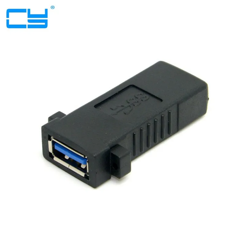 

Adaptador USB 3.0 Female to Female Extension Exteder Coupler Adapter with Panel Mount Holes