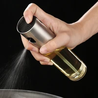 oil spray bottle leak proof drops oil dispenser stainless steel olive vinegar sprayer pot seasoning kettle bbq home kitchen tool
