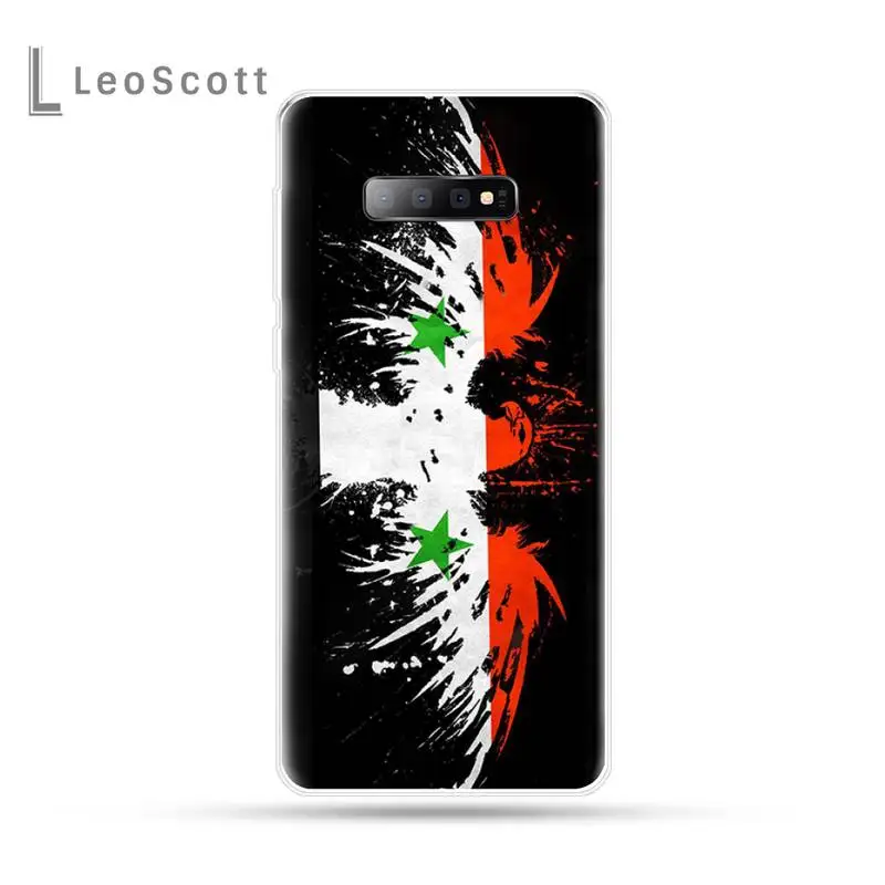 

Syria Flag Sign Symbol cover coque funda Phone Case For Samsung Galaxy S5 S7 S8 S9 S10 S10e S20 edge plus lite