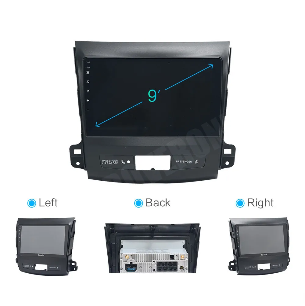 Автомобильный Радио мультимедийный плеер для Mitsubishi Outlander Octa Core Android 10 Automotivo GPS