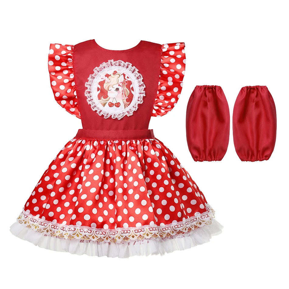 Детский фартук для девочек платье Белоснежки одежда Софии Елены аурор Эльзы и