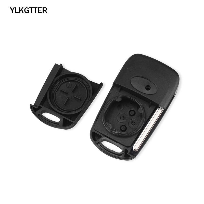 YLKGTTER 3 Buttons Car Key Shell Case For Hyundai I20 I30 IX35 I35 Kia Picanto Sportage K5 Flip Floding Remote | Автомобили и