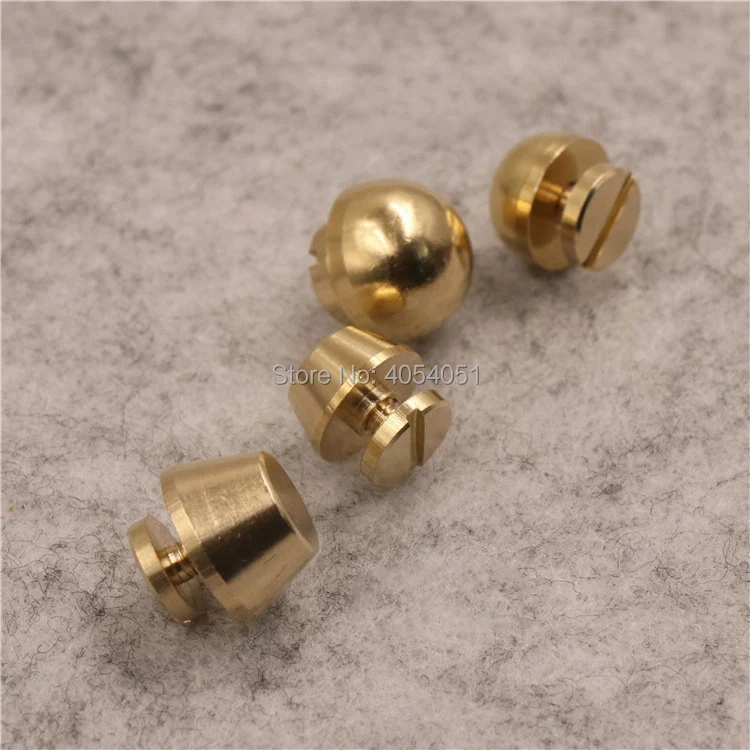 Латунная пряжка круговая дуга в форме ведра DIY шип ножной гвоздь декоративная