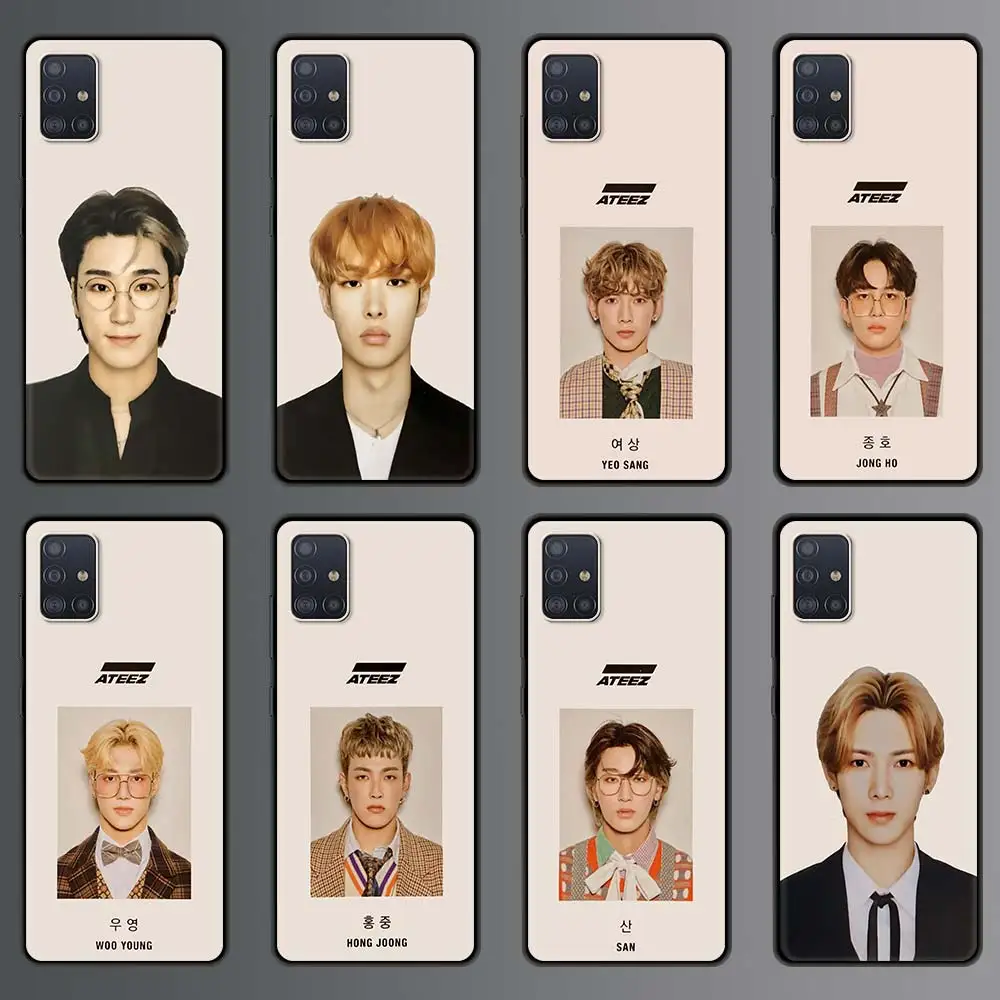 

ATEEZ HongJoong SeongHWA Phone Case for Samsung Galaxy A51 A71 A50 A21s A12 A31 A10 A20e A41 A70 A30 A11 A40 A20s Silicone Cover