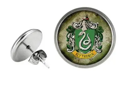 Серьги "Школьный значок Harried Magic", милые серьги к Поттеру для детей и взрослых женщин, ювелирный подарок на день рождения, игрушка.