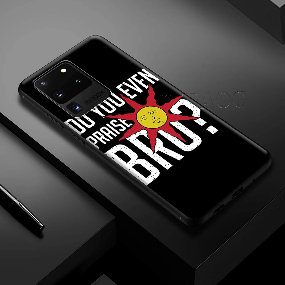 Мягкий чехол YIMAOC с надписью the Sun Dark Souls для Samsung Galaxy S6 S7 S10e Edge S8 S9 Plus A3 A5 A6 A7 A8 A9 J6 Note 8 9