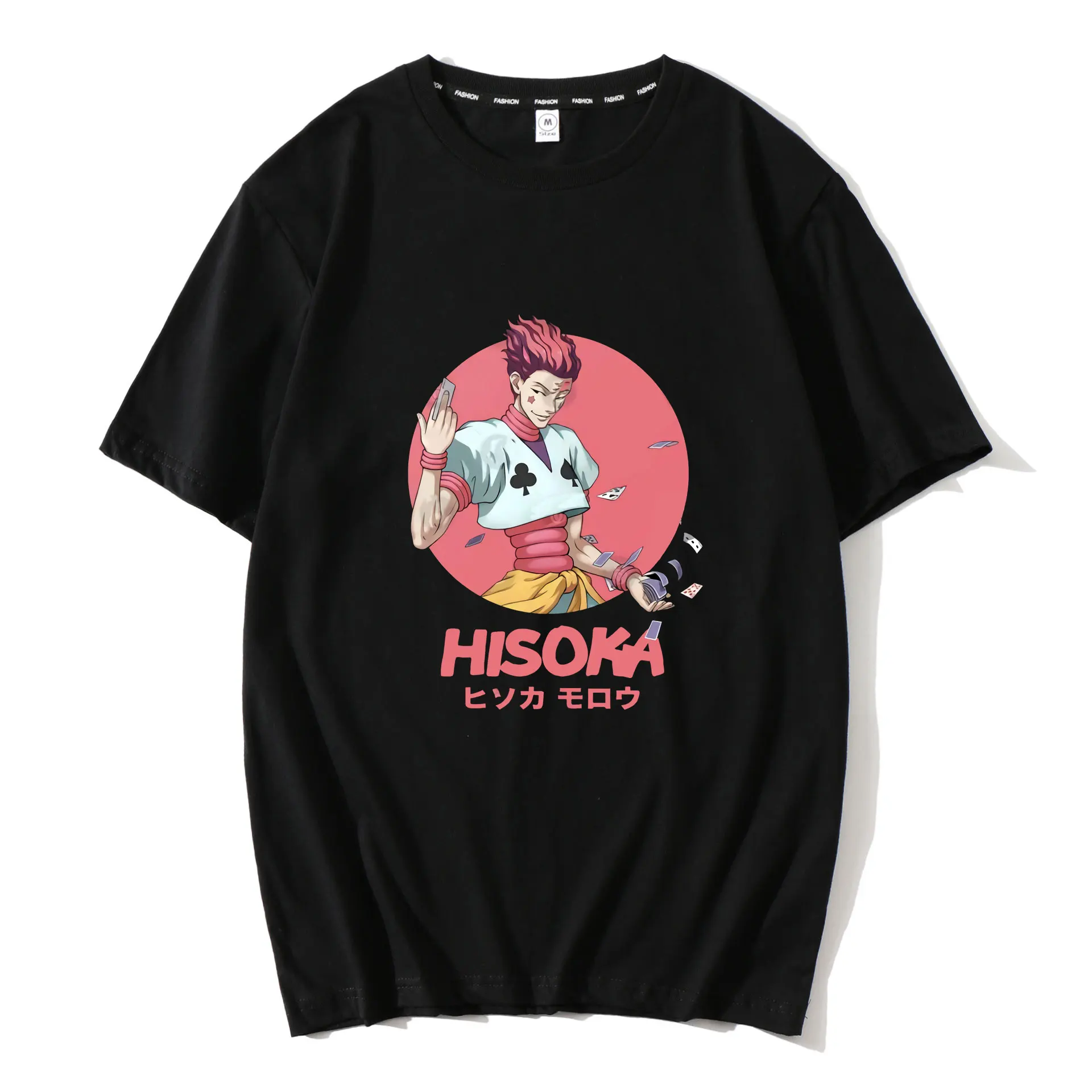 

Hunter X Hunter T-shirt Women's Fun Cartoon Print Casual Top Tee Japanese Anime Hisoka Morow Short Sleeve T-shirt Harajuku Tee