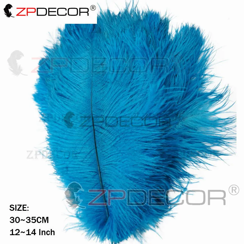ZPDECOR натуральное высококачественное страусиное перо 30 35 см/12 14 дюймов для