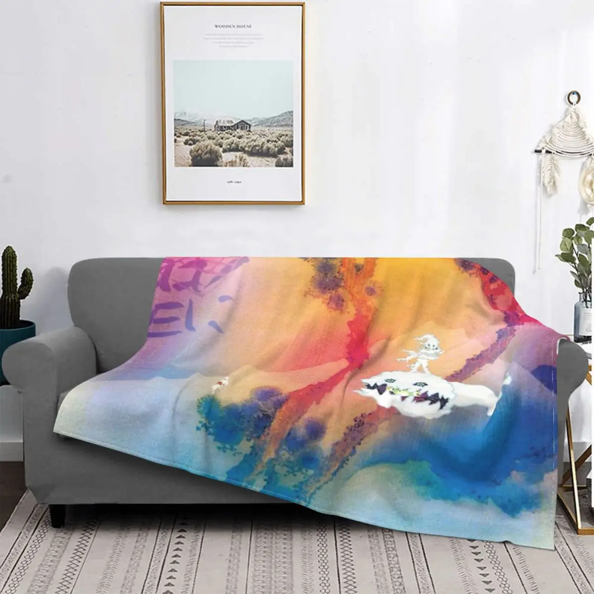 

Детское одеяло с призраками Merch, покрывало для кровати, клетчатое покрывало, плед для дивана, одеяло для пикника, покрывало 220x240