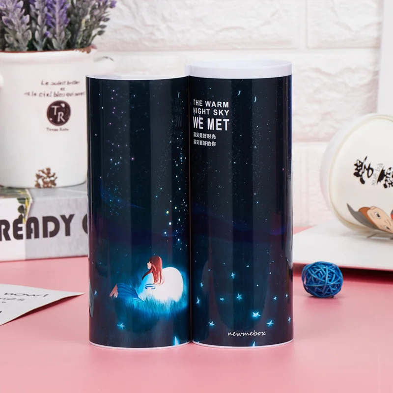 Многофункциональная канцелярская коробка пеналы для девочек калькулятор