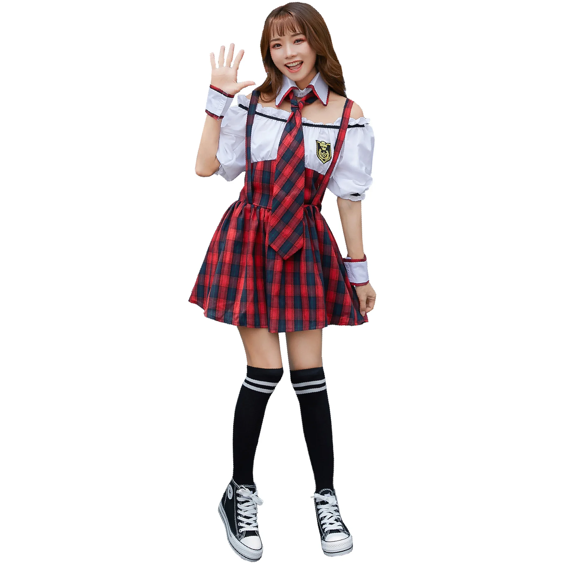 

Halloween Academy JK Costume Japanese and Korean Female Student British Style Suit Cosplay Sailor Suit