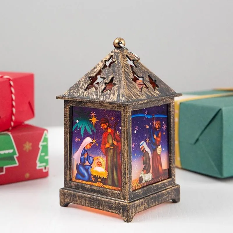 Рождественские огни Счастливого Рождества светодиодный подвесные украшения