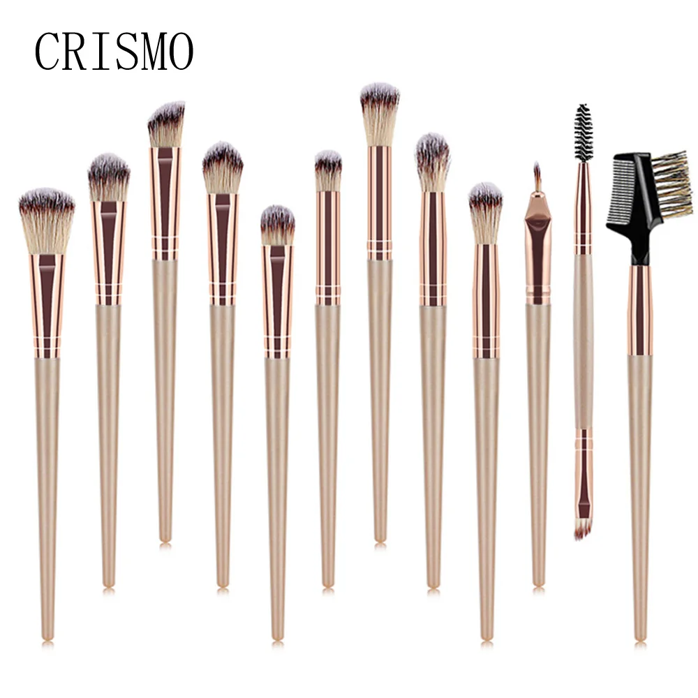 Набор профессиональных кистей для макияжа глаз 12 шт.|Аппликатор теней век| |