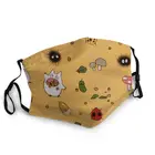 Многоразовая маска для лица My Neighbor Totoro, унисекс, японская маска Хаяо Миядзаки, защита от пыли, защитный респиратор Муфель