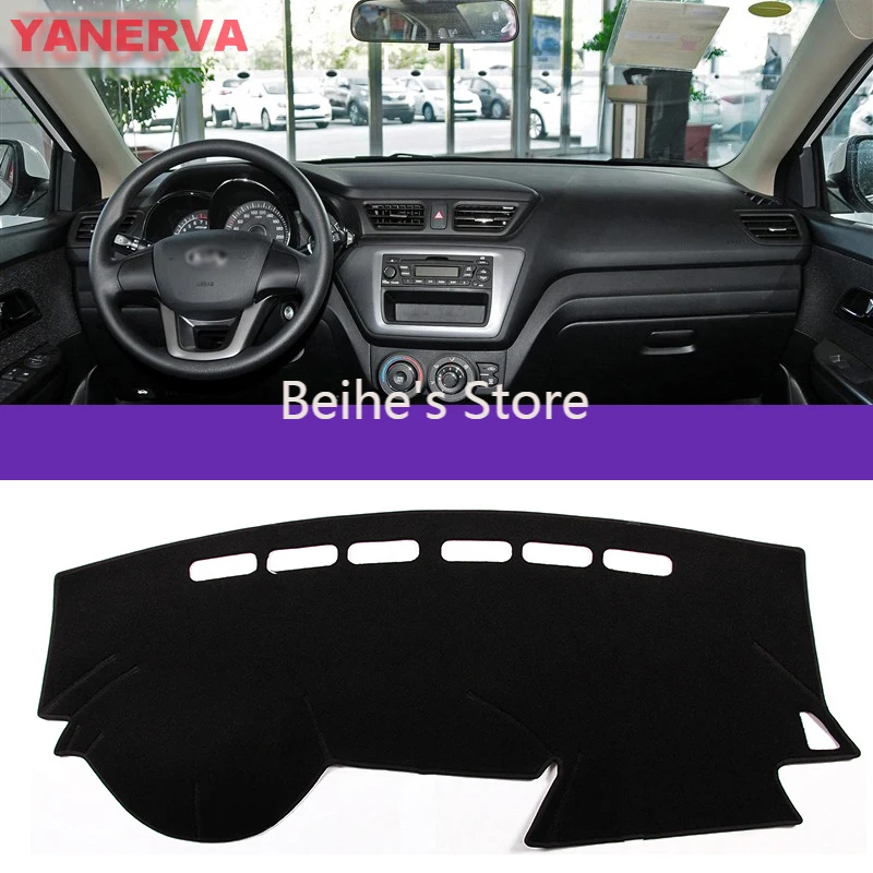 

Interior Car Dashboard Cover Light Avoid Pad Photophobism Mat Sticker For KIA K2