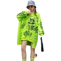 oversized print womens sweatshirt streetwear hoodie long sleeve pullovers plus size fashion clothes chic female tops 2021