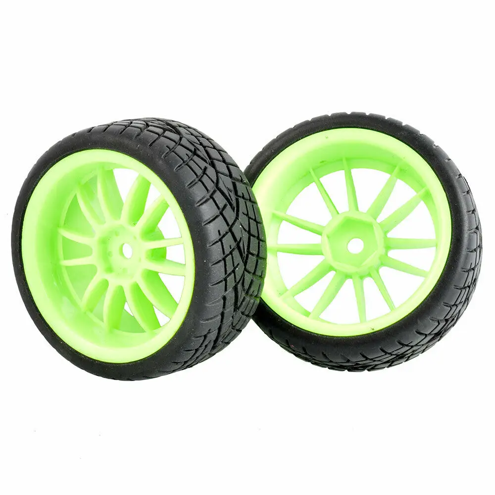 RC 6031-8001 Speed Tires insert sponge& Wheel 4PCS For HSP 1/10 1:10 Touring Car