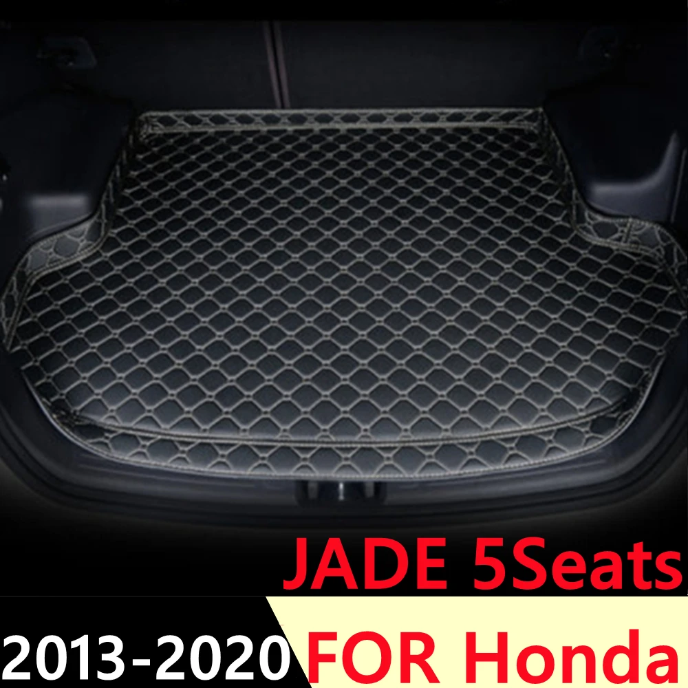 

SJ High Side Custom Fit All Weather Car Trunk Mat AUTO Parts Rear Cargo Liner Cover Carpet Pad For Honda JADE 5Seats 2013-2020