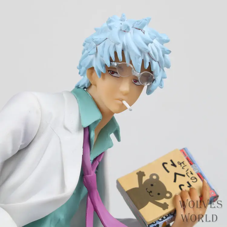 

Anime Gintama Sakata Gintoki PVC Action Figure Collectible Model doll toy 22cm