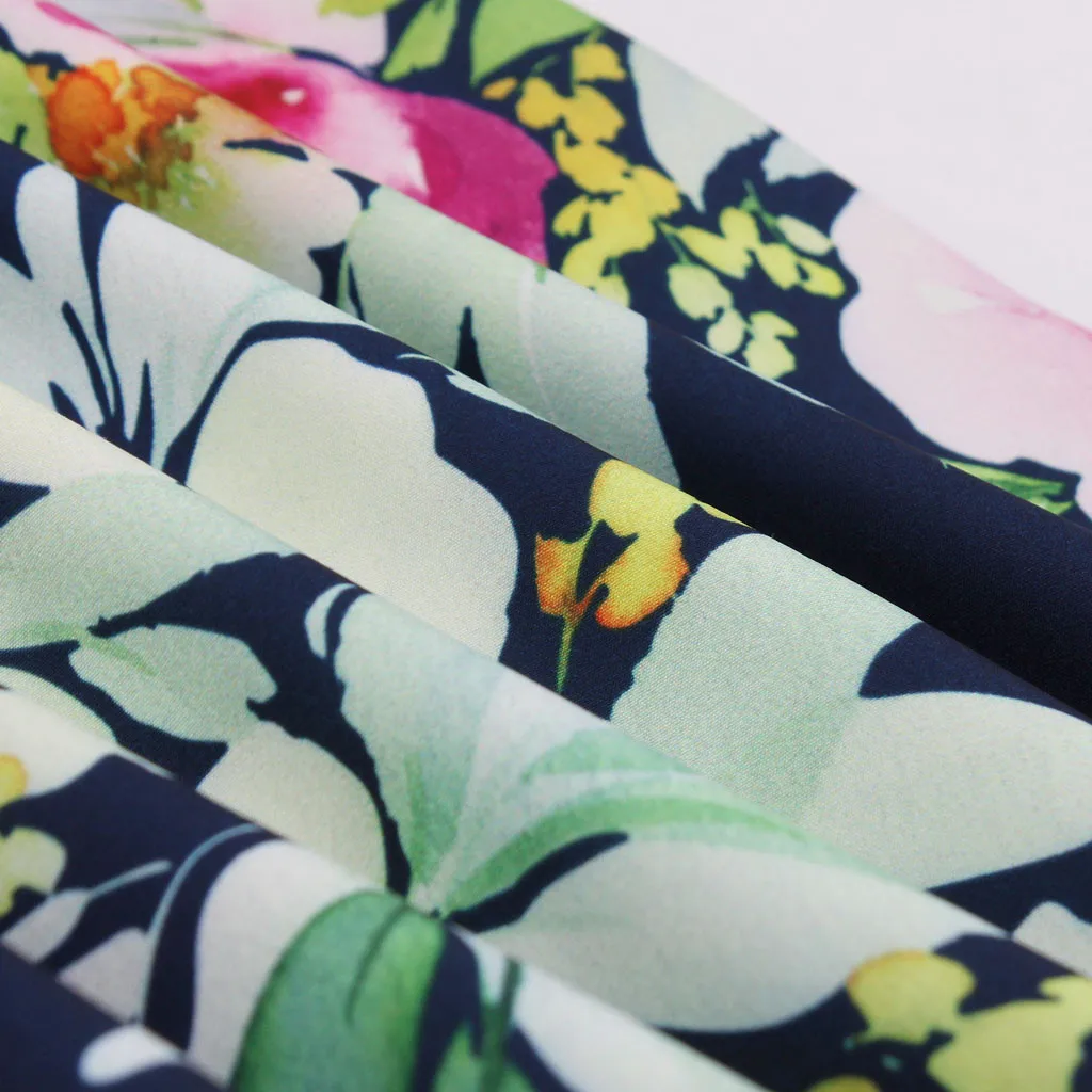 Женское богемное платье с v-образным вырезом винтажное длинным рукавом размера