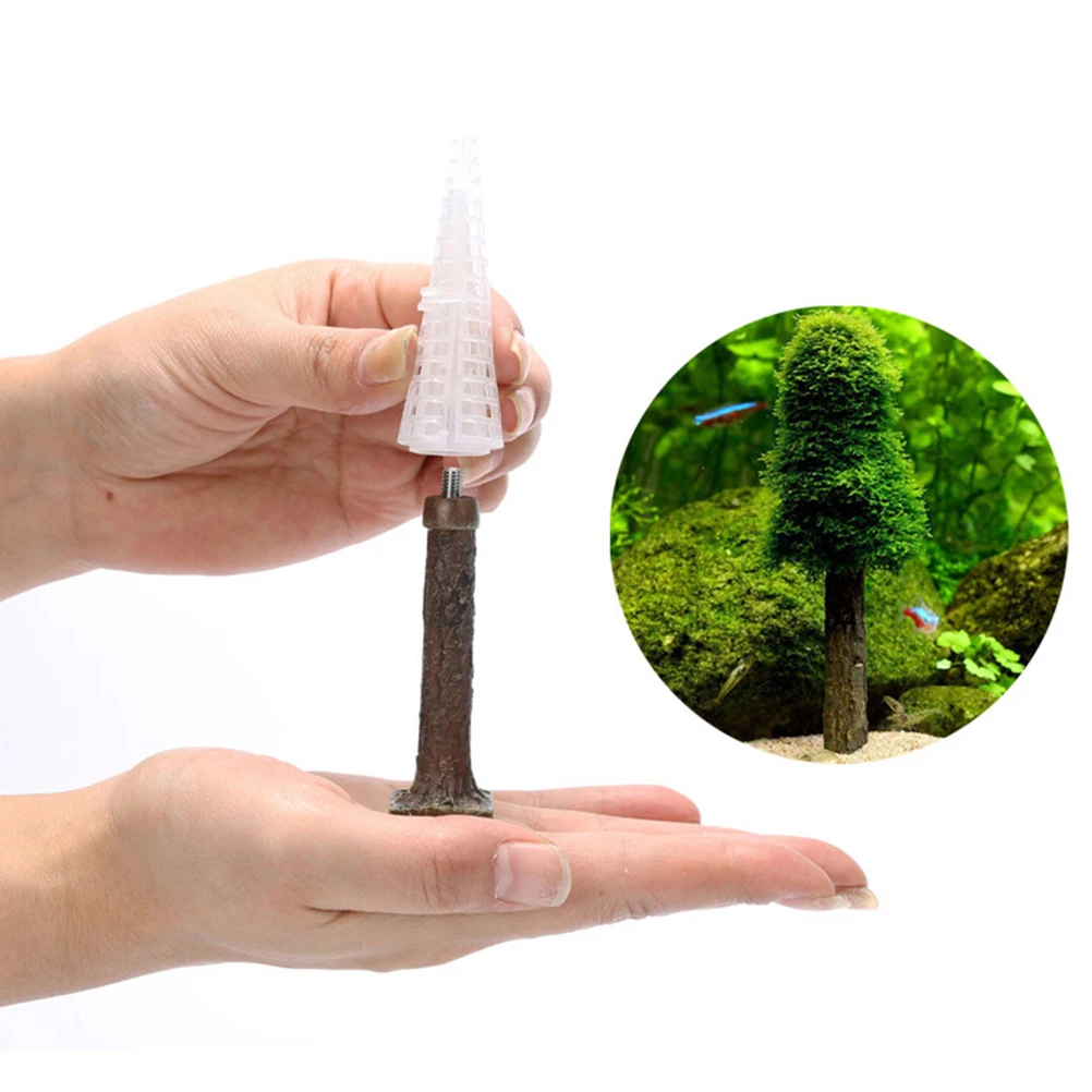 Искусственное растение Моха аквариум ландшафтный декор декоративные