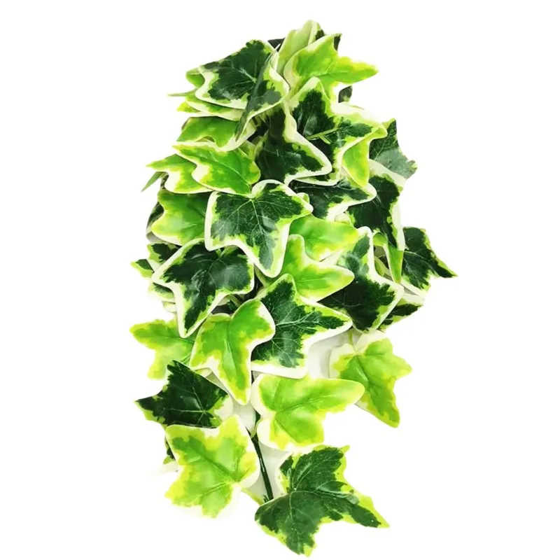 

Reptile Terrarium wall hanging green plants decoration, green leaves decoration, a variety of colors to choose from