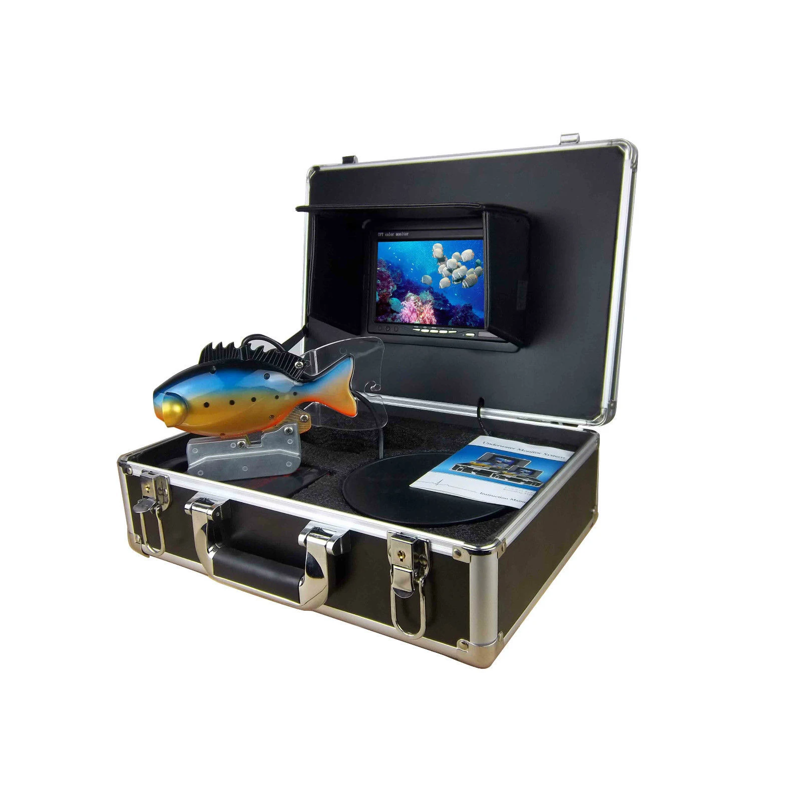 

7 Inch Monitor Fish Finder Underwater 20M Fishing Video Camera Kit With DVR Function Waterproof