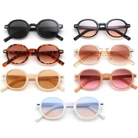 fashion sunglasses round frame sun glasses unisex rice nails eyeglasses anti uv spectacles retro ornamental adumbral a