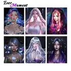 Алмазная живопись с полным квадратным изображением Ever Moment, украшение для стен из смолы, краска для красивой девушки, алмазная вышивка, мозаика ASF2254