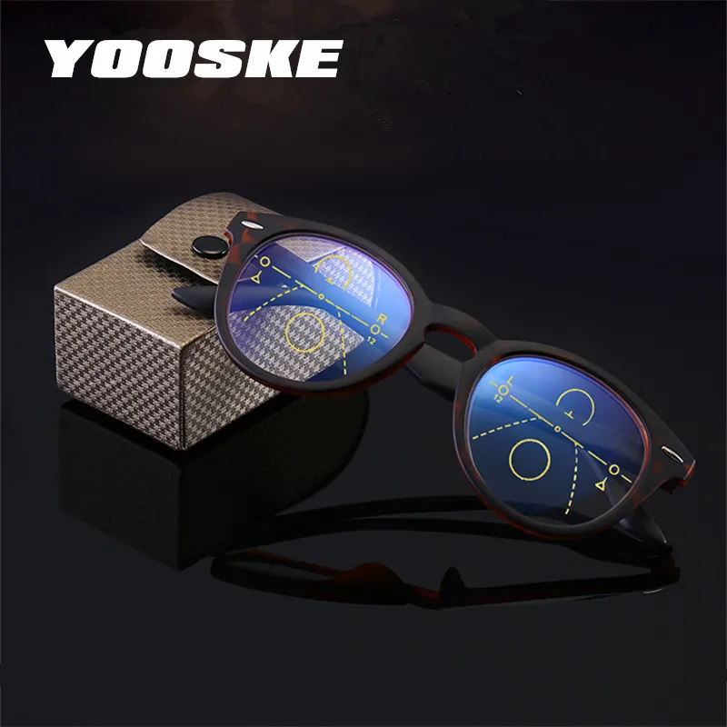 YOOSKE анти синего цвета светильник очки для чтения Для женщин мужчин Винтаж