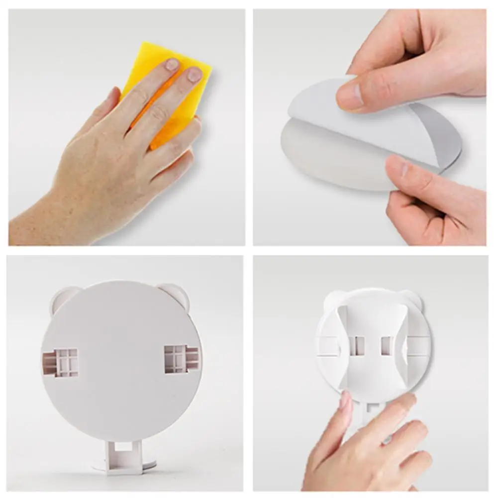 

Electric Toothbrush Holder Wall-Mount Stand Rack Elastic Base Dry Traceless Protect Accessories Toothbrush Bathroom O5R2